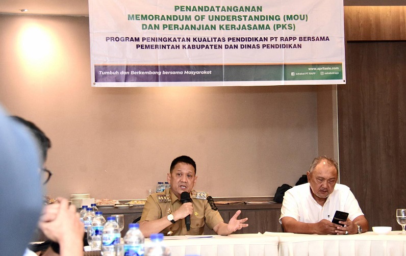 PT RAPP dan Pemkab Kampar Teken MoU Lanjutan Program School Improvement di 27 Sekolah