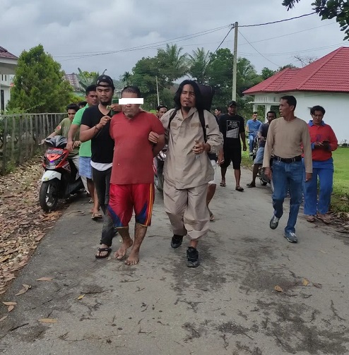 Dua Hari Dalam Hutan, Terduga Pembunuh Istri berhasil diamankan Satreskrim polres Kuansing