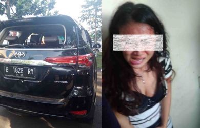 Baru Mau Beraksi, Kawanan Rampok Pakai Mobil Mewah Dipergoki Warga, Salah Satu Pelaku Cewek Cantik Ini 