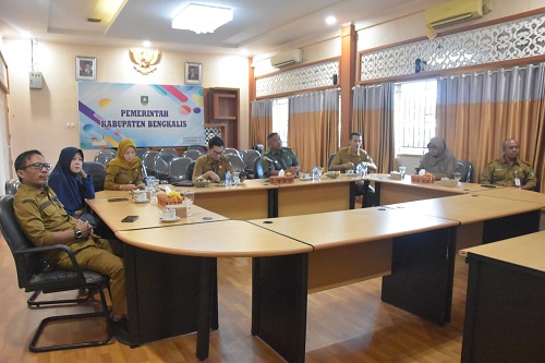 Pemkab Bengkalis Ikuti Rapat Koordinasi Pembangunan SMA Unggul Garuda Baru Bersama Sekjen Kemendagri