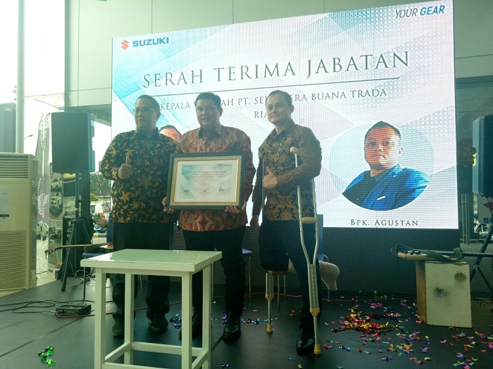 Gantikan Agustan, Wahyu Sudrajat Resmi Pimpin Suzuki SBT Riau