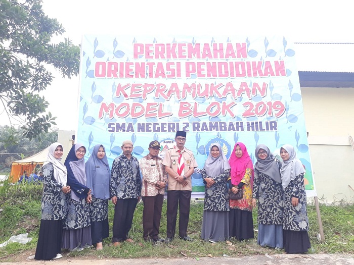 SMA Negeri 2 Rambah Hilir-Rohul Gelar Perkemahan Model Blok K-13