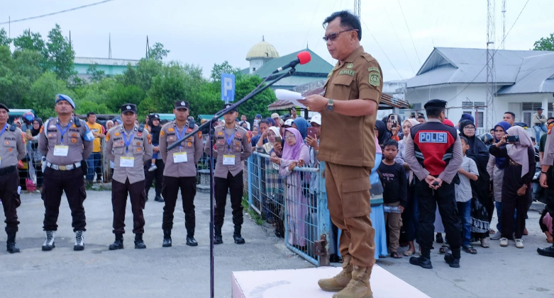 Plt Bupati Asmar Lepas 162 Casis Rekpro Bintara Polres Meranti