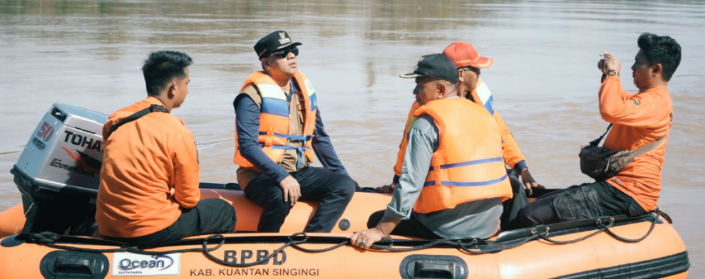 Bupati Singingi Suhardiman Instruksikan Upaya Pencarian Korban Tenggelam