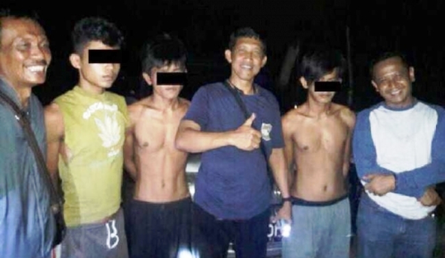 Sembunyi di Tapung, 3 Tahanan yang Kabur dari Polsek Kampar Kiri Hilir Dibekuk Polisi