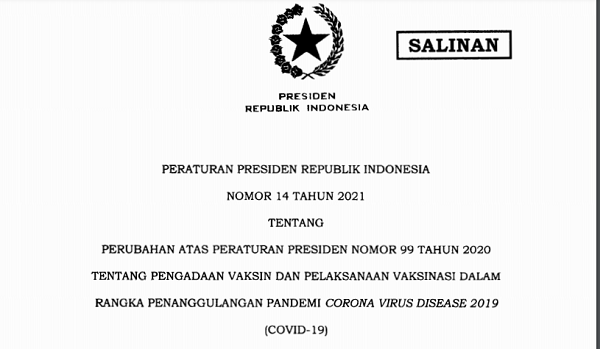 Presiden Jokowi Teken Perpres, Warga yang Menolak  Divaksin Covid-19  Terancam Tak Dapat Bansos Juga...