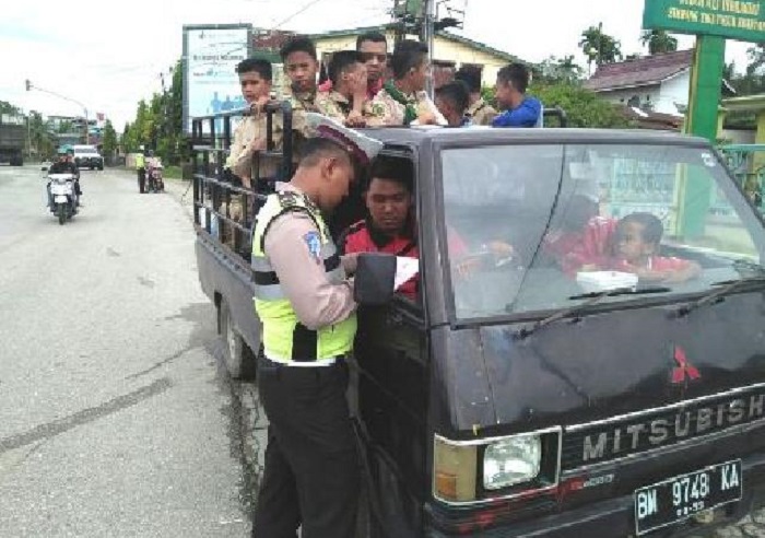 LUAR BIASA...Selama Ops Keselamatan, Tak Ada Warga Kuansing yang Kena Tilang Polisi