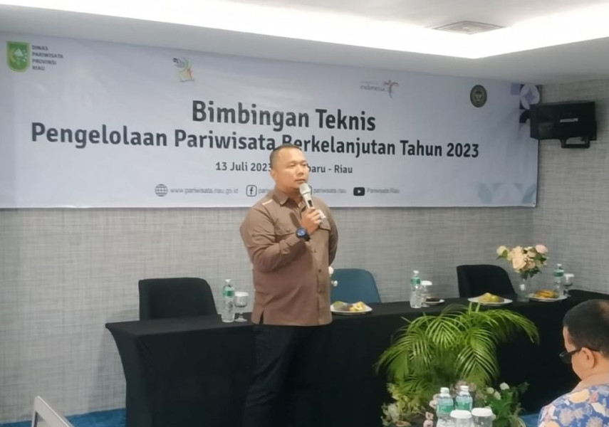 Dinas Pariwisata Riau Gelar Bimtek Pengelolaan Pariwisata Berkelanjutan