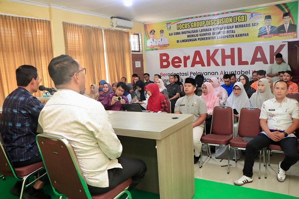 Pemerintah Kabupaten Kampar Adakan Sosialisasi SOP untuk ASN, Dorong Peningkatan Pelayanan Berbasis Digital