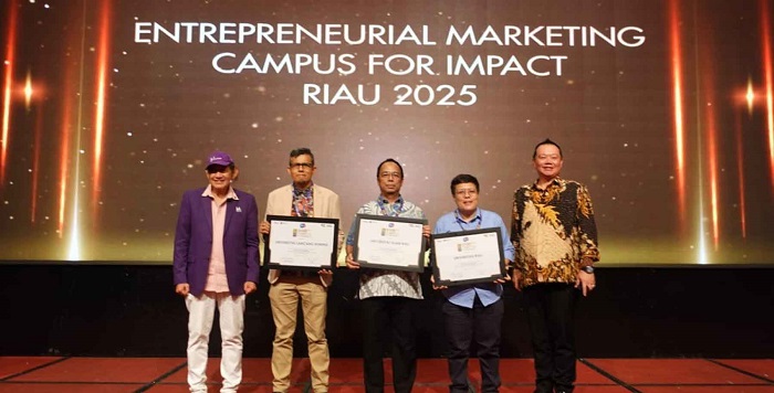 UNRI Raih Penghargaan di Pekanbaru Marketing Festival 2025