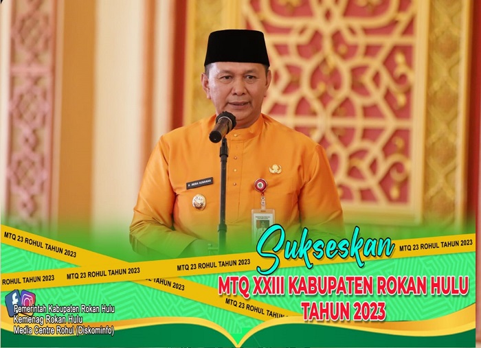 Wabup Rohul H Indra Gunawan, Para Juara Nanti Bisa Mewakili Rokan Hulu Pada MTQ Tingkat Provinsi Riau