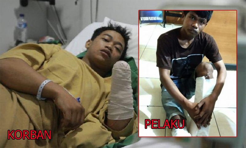 TERTANGKAP... Ini Wajah Salah Satu Begal Pemotong Tangan Imran