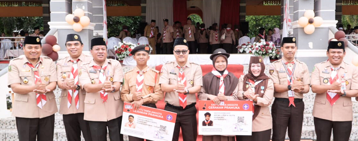 Bupati Suhardiman Amby Ajak Pramuka Kuansing Jadi Generasi Kuat dan Qurani