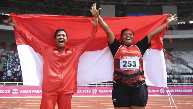 HEBAT...Atlet Kuansing Sumbang Emas untuk Indonesia di Asian Para Games 2018