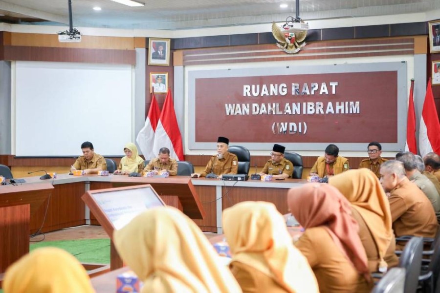Di Hadapan Seluruh Kepala OPD, Wako Paisal Instruksi Utamakan Program Yang Bersentuhan Dengan Masyarakat