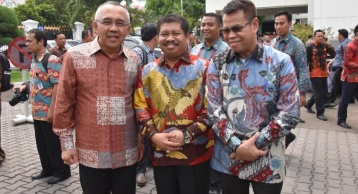 Bupati Amril Sampaikan Ucapan Terima Kasih kepada Andi Rachman Selama Mengabdi Sebagai Gubernur Riau