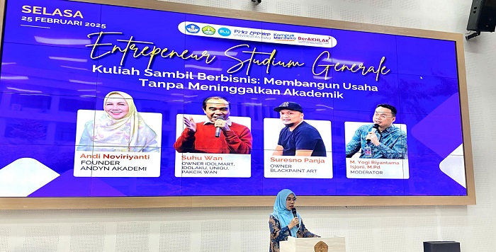 Ratusan  Mahasiswa Unri ikuti Pembekalan Kuliah Sambil Berbisnis