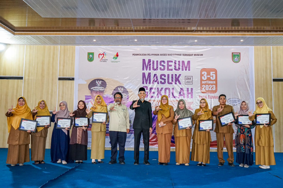 Museum Masuk Sekolah Terselenggara di Dumai Kota Idaman, Ratusan Siswa/i Antusias