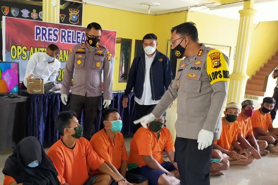 Gelar Operasi Antik Selama 21 Hari, Polres Rohil Berhasil Ungkap 35 Kasus Narkoba