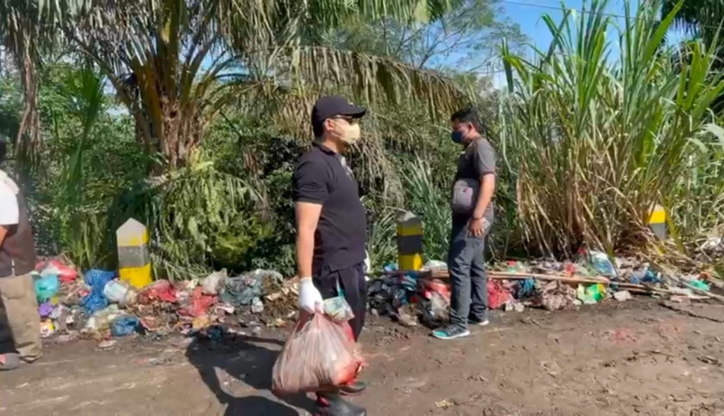 Pemkab Kampar Dukung dan berikan Apresiasi Gerakan Aksi Bersih Lingkungan di Kota Garo Tapung Hilir