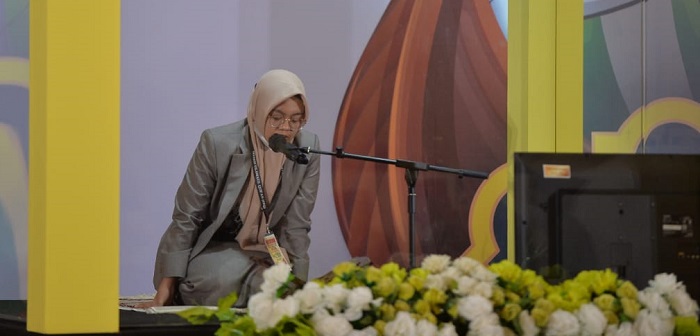 KEREN...Santri Pondok Tahfidz Nurul Qur’an Pangkalan Kerinci Wakili Riau di STQ Nasional 