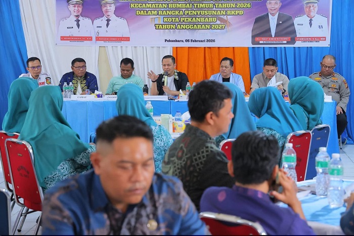 Musrenbang Rumbai Timur, Agung Janjikan Pengaspalan Jalan Sungai Ukai dan Teluk Leok