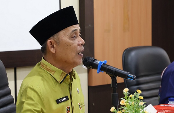 Bupati Inhil Pimpin Evaluasi Realisasi Fisik dan Keuangan