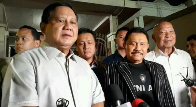 Hendropriyono Temui Prabowo di Kertanegara, Bahas Apa?