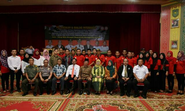Pengurus Pemuda BNN Provinsi Riau dan Kabupaten Inhil Dilantik Serentak
