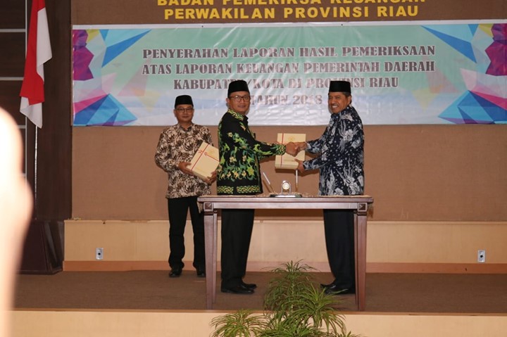 Pemkab Siak Raih Laporan Hasil Keuangan Predikat WTP Kedelapan