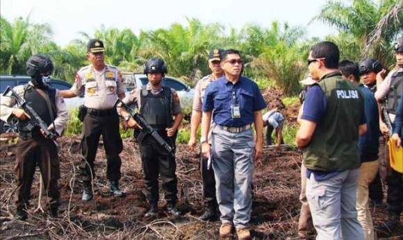 Polda Riau Tetapkan PT TI  Tersangka Kebakaran Hutan