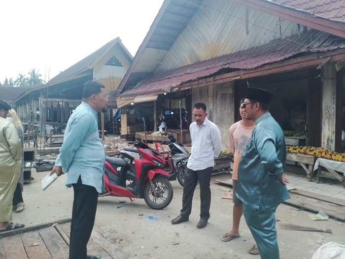 Kadis Perindag Cek Kondisi Fisik Pasar Bintang Bangko