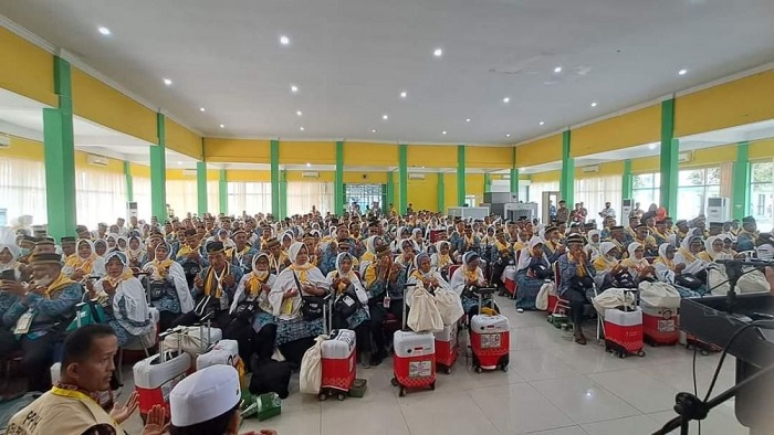 Sudah 1.855 Jemaah Riau sudah Diberangkatkan dari Embarkasi Haji Antara di Pekanbaru