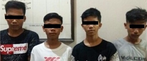 Empat Pemuda Ini Ditangkap Karena Bobol Rumah Warga