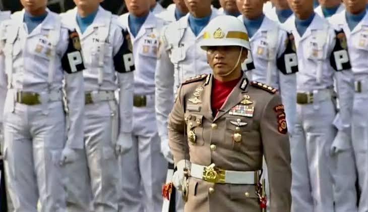 Sosok Kombes Pol Andri Ananta Yudhistira Bertugas Sebagai Komandan Upacara