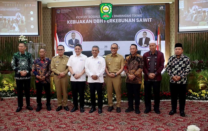Wabup Siak Hadiri Kickoff dan Sosialisasi Bimtek DBH Sawit