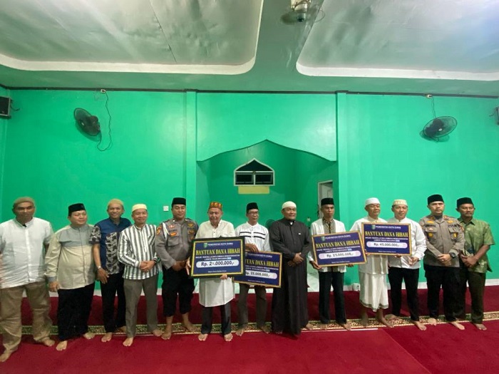 Safari Ramadhan Perdana Wawako Sugiyarto di Musala Al Hikmah Bagan Besar