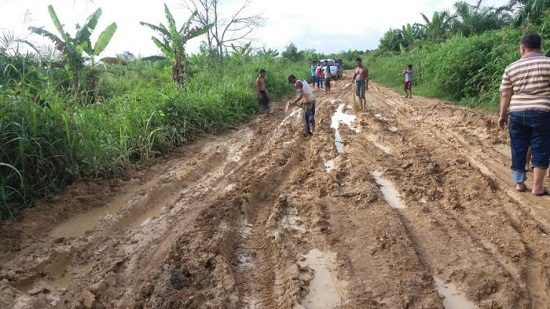 Kerusakan 7 Km Jalan Desa Dapat Perbaikan Dari BNPB Pusat
