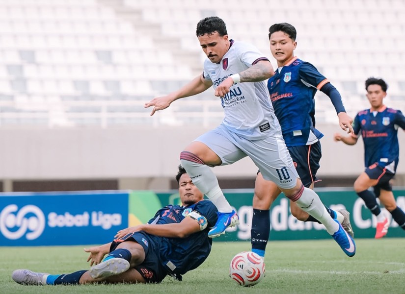 Sempat Tertinggal di Babak Pertama, PSPS Curi Tiga Poin di Kandang Sumsel United