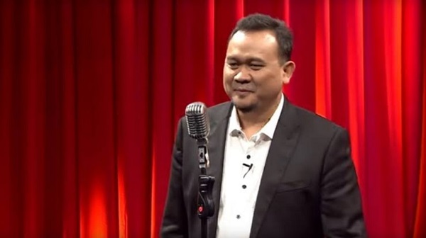 Ngelawak di Depan Megawati dan Kader PDIP,  Cak Lontong:  ''Dana Banjir Saya Kurangi Buat Beli Lem''
