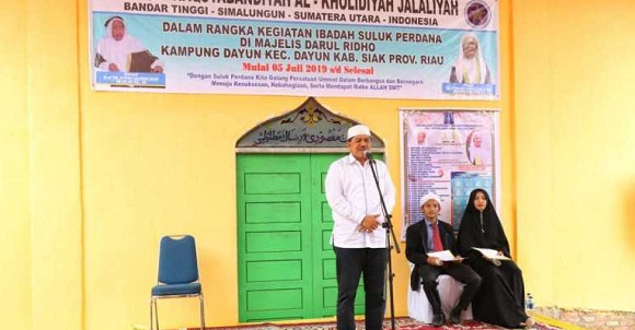 Buka Suluk Perdana  di Kampung Dayun, Alfedri Berharap  Doa untuk Kemajuan Siak