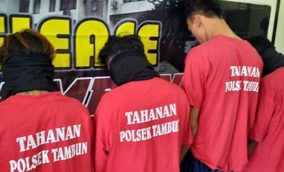Polisi tangkap 8 Komplotan Begal Berclurit, Seorang Diantaranya Baru Berusia 12 Tahun,  Tentara Pernah Jadi Korbannya