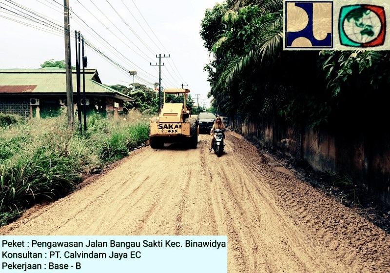 Pemko Pekanbaru Gesa Perbaikan  Jalan Bangau Sakti Panam