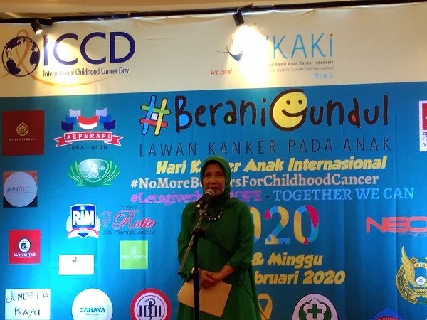 Kadis Kesehatan Riau Apresiasi YKAKI Peduli Kanker Anak