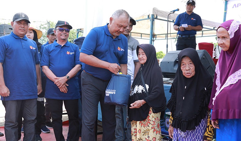 RGE Founder's Day, Manajemen RAPP Gelar Bakti Sosial di Sungai Mandau