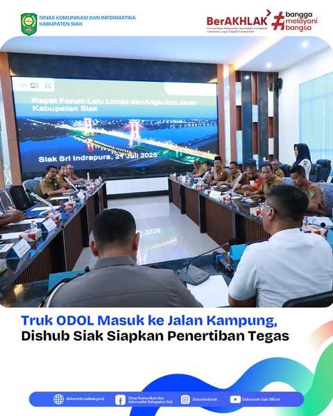 Dishub Siak Siapkan Penertiban Tegas Terhadap Truk ODOL