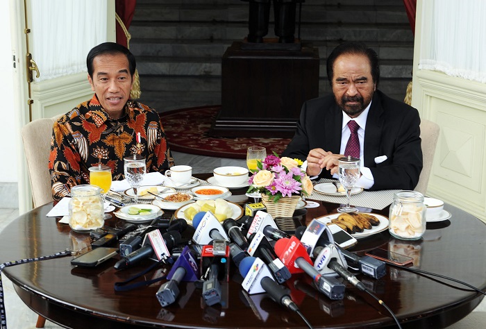 Surya Paloh Dikabarkan Bertemu Jokowi di Istana Presiden