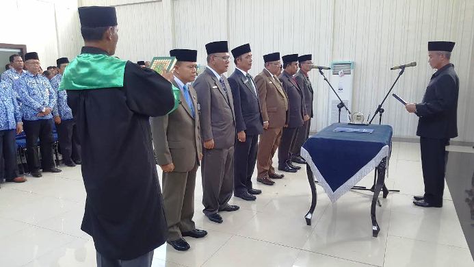 Wabup Said Hasyim Lantik 6 Pejabat Eselon II