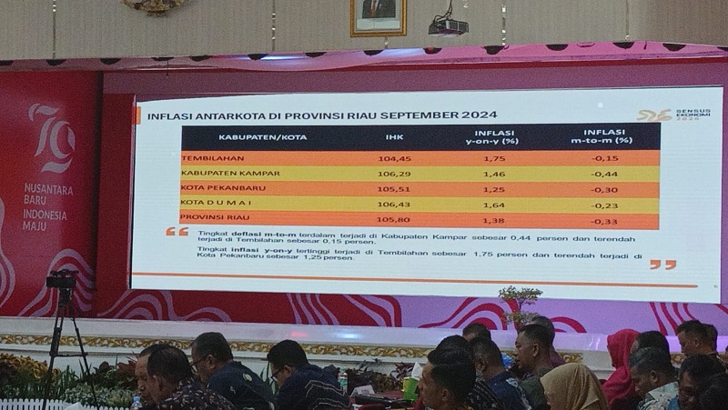Seluruh Kabupaten dan Kota di Riau Alami Deflasi,  Begini Kondisinya...