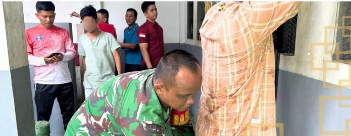 Aparat Lakukan Penggeledahan di Blok Lapas Kelas IIB Rumbai